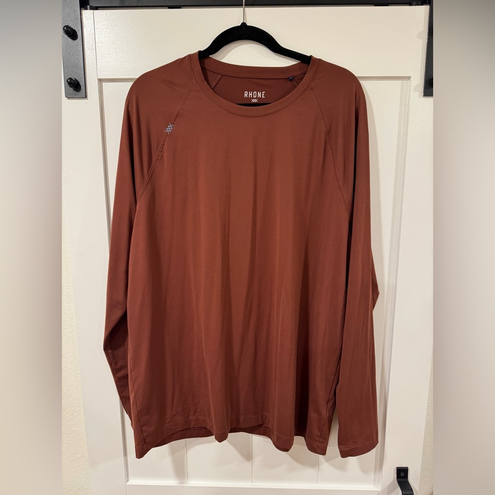 Rhone Reign Long Sleeve XL Burgundy